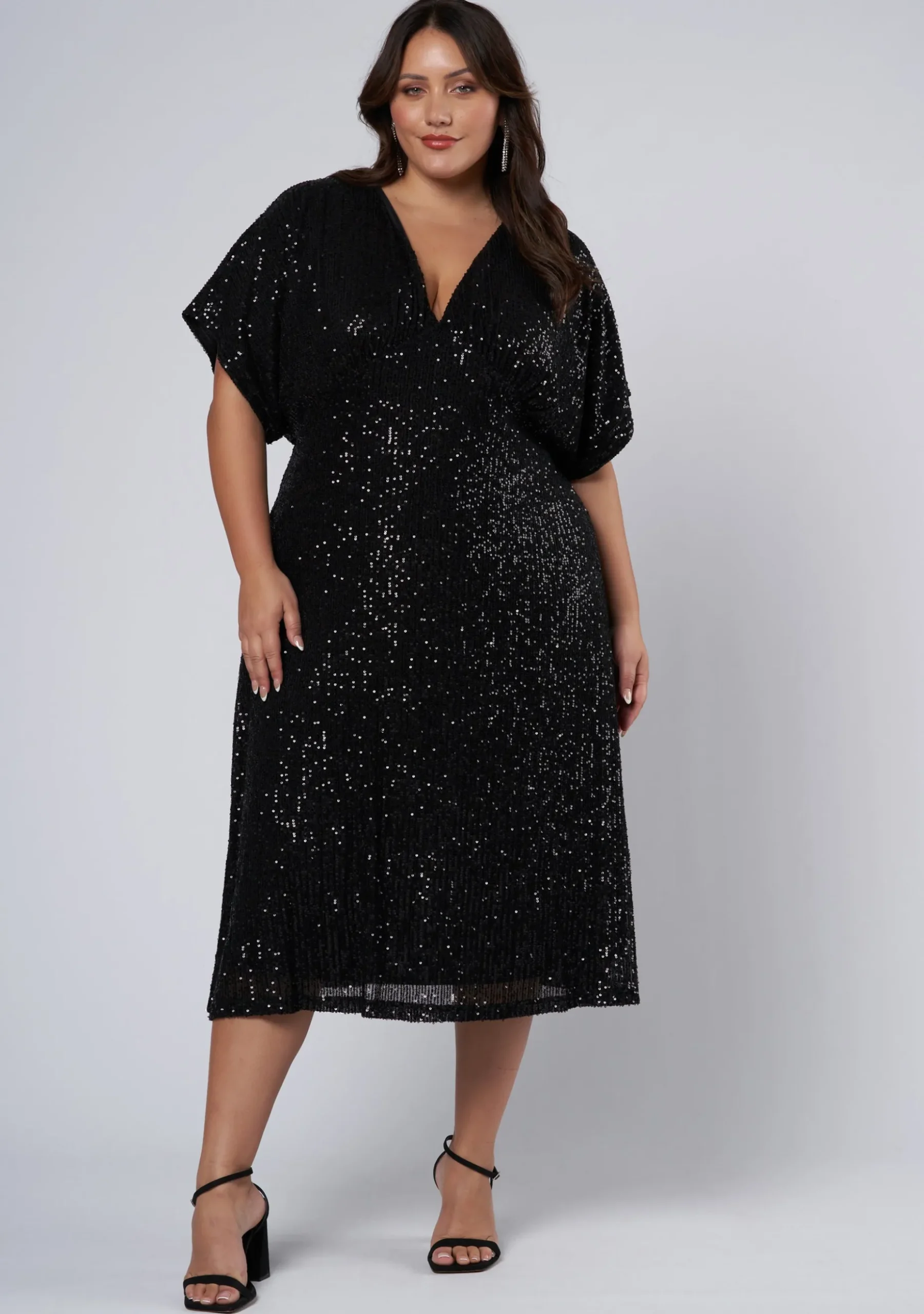 Want you Sequin Midi Dress
