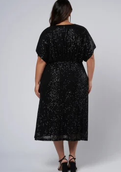 Want you Sequin Midi Dress