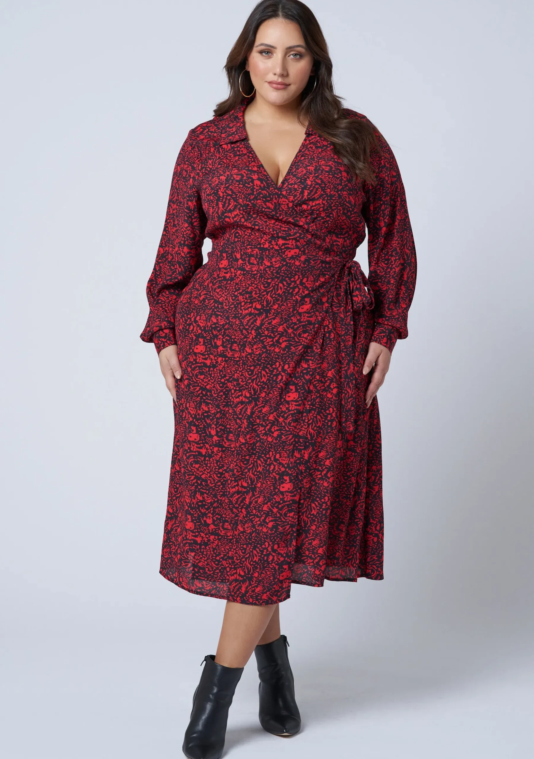 West End Midi Wrap Dress