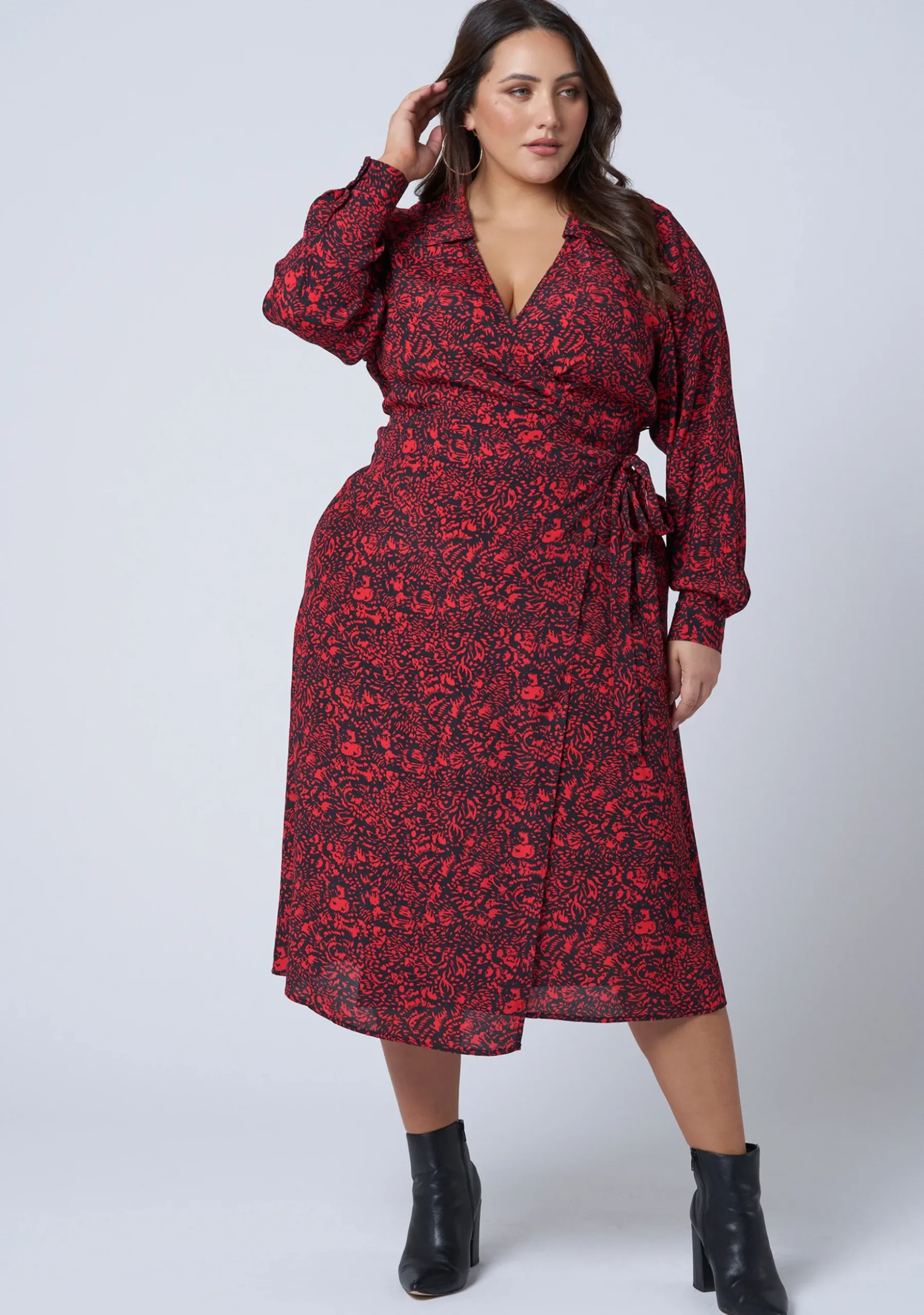 West End Midi Wrap Dress