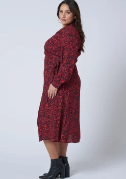 West End Midi Wrap Dress