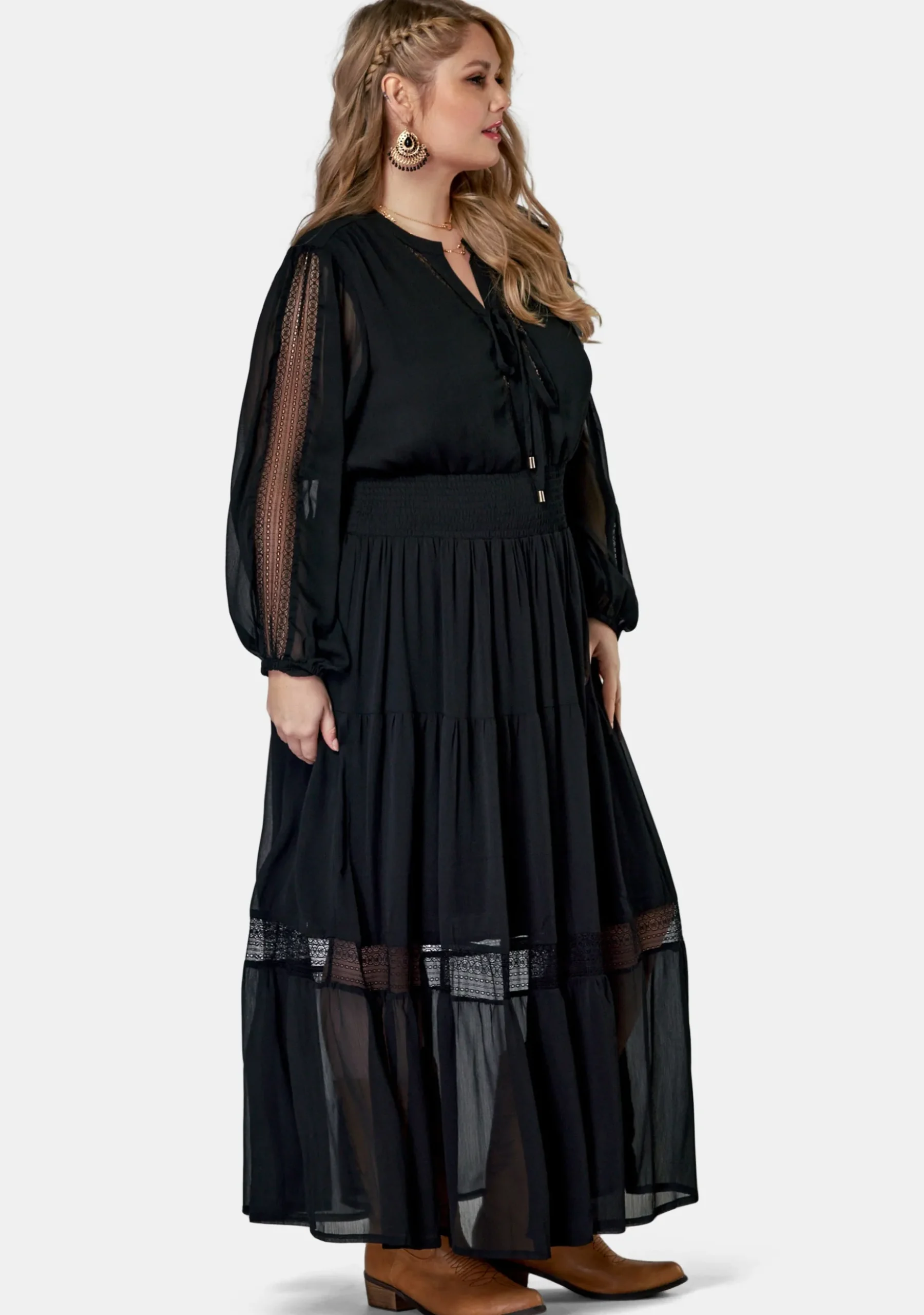 Wild Forest Maxi Dress